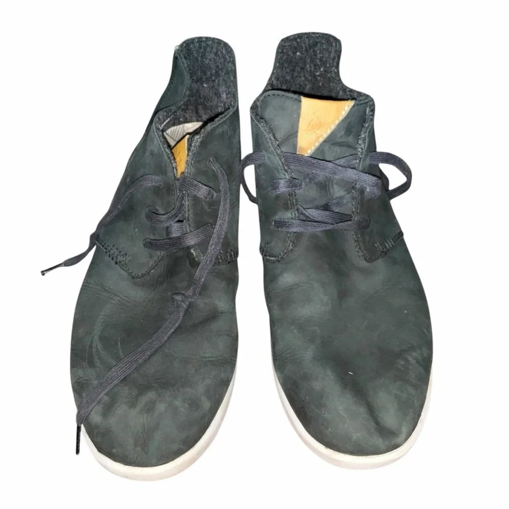 OluKai Hawai’Iloa Manu Ihu Black Ankle Boots Chukkas Mens Size 12